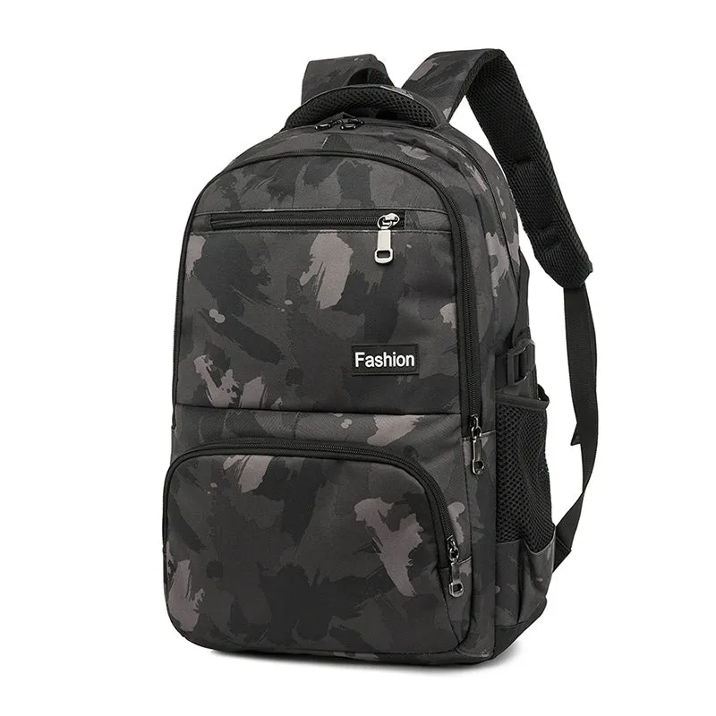 Backpack Camping Travel Bag Large Capacity Army Fan 3D   Student Schoolbag