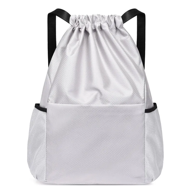 Backpack Drawstring   Drawstring  Men Women Sports Basketball   Dry Wet Separation shoulder bag