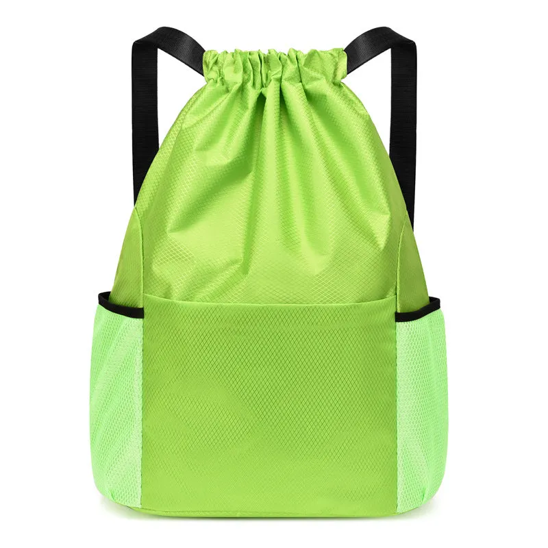 Backpack Drawstring   Drawstring  Men Women Sports Basketball   Dry Wet Separation shoulder bag