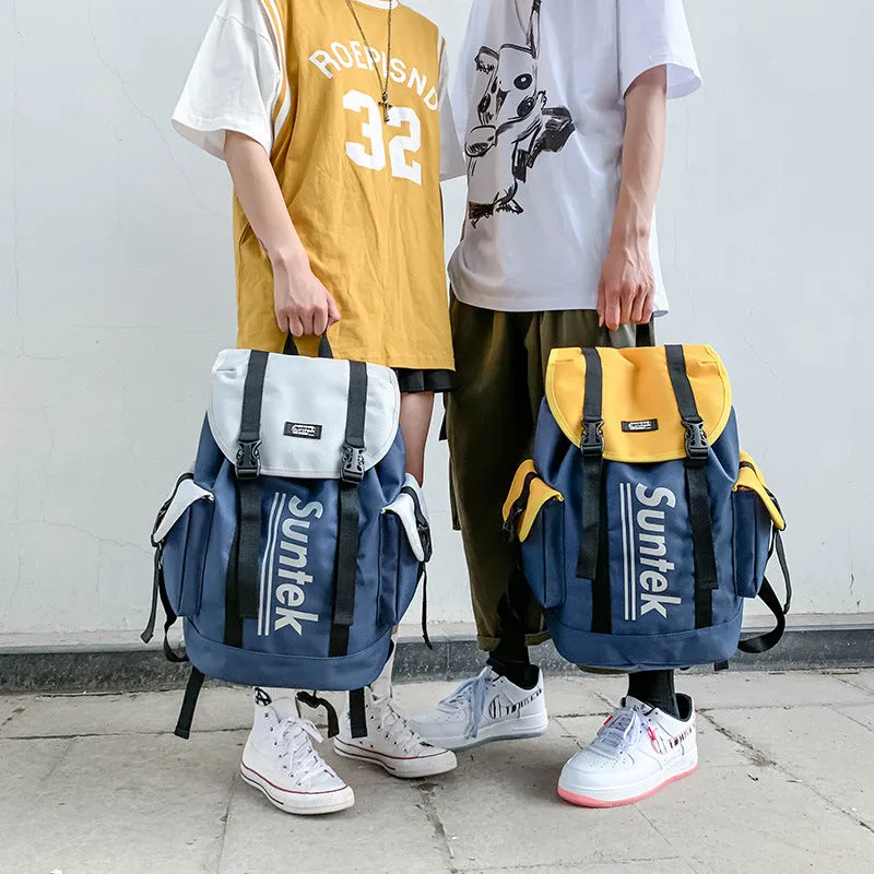 Backpack Fashion Brand Casual Large Capacity Sports  Fashion Cool Street Fashion Simple