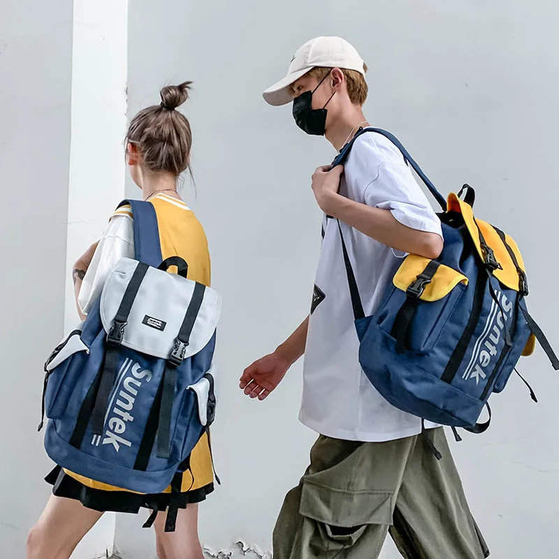 Backpack Fashion Brand Casual Large Capacity Sports  Fashion Cool Street Fashion Simple