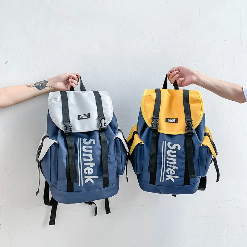 Backpack Fashion Brand Casual Large Capacity Sports  Fashion Cool Street Fashion Simple