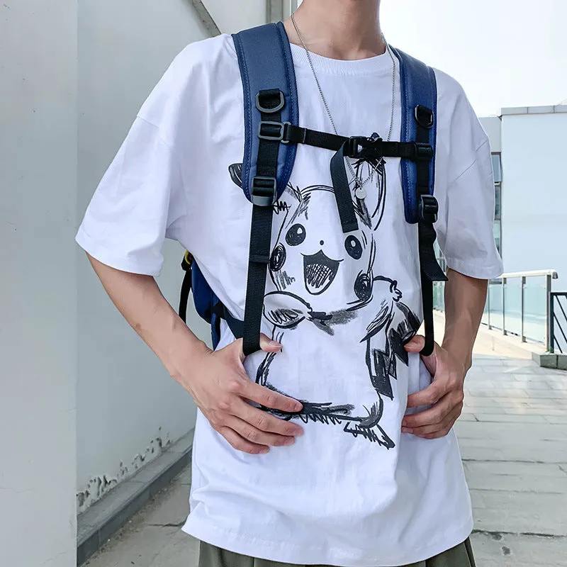 Backpack Fashion Brand Casual Large Capacity Sports  Fashion Cool Street Fashion Simple
