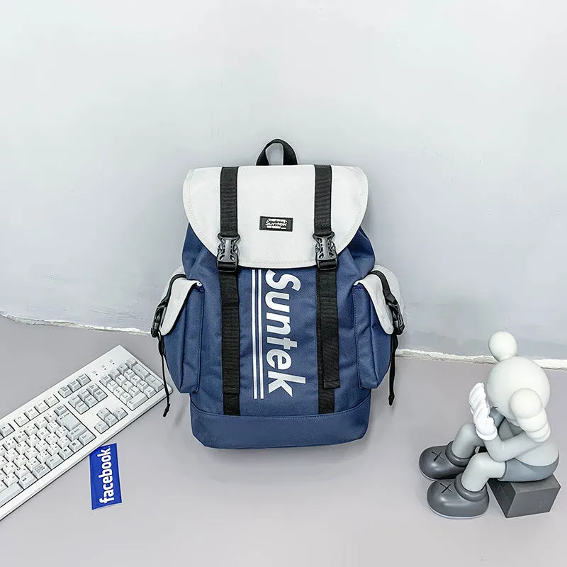 Backpack Fashion Brand Casual Large Capacity Sports  Fashion Cool Street Fashion Simple