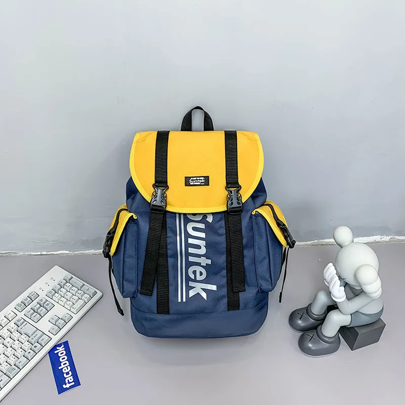 Backpack Fashion Brand Casual Large Capacity Sports  Fashion Cool Street Fashion Simple