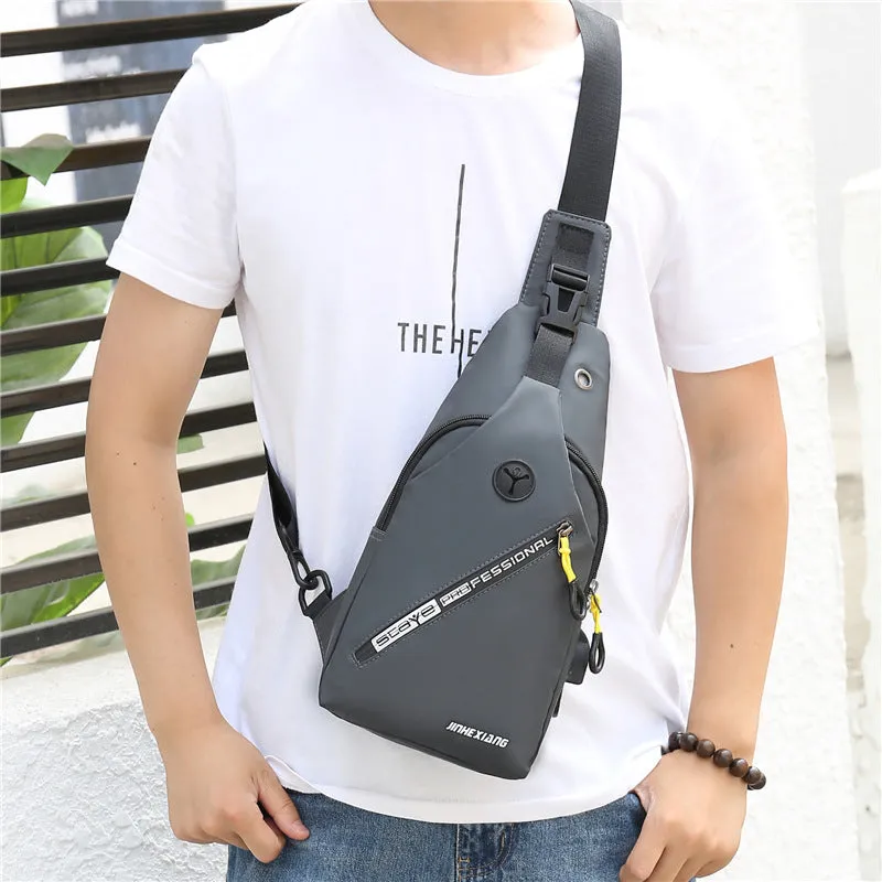 Backpack Fashion Casual Shoulder   Men Messenger   Oxford Cloth Crossbody shoulder bag