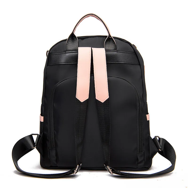 Backpack Fashion Small Fresh Contrast Color travel  Dual-Use Schoolbag