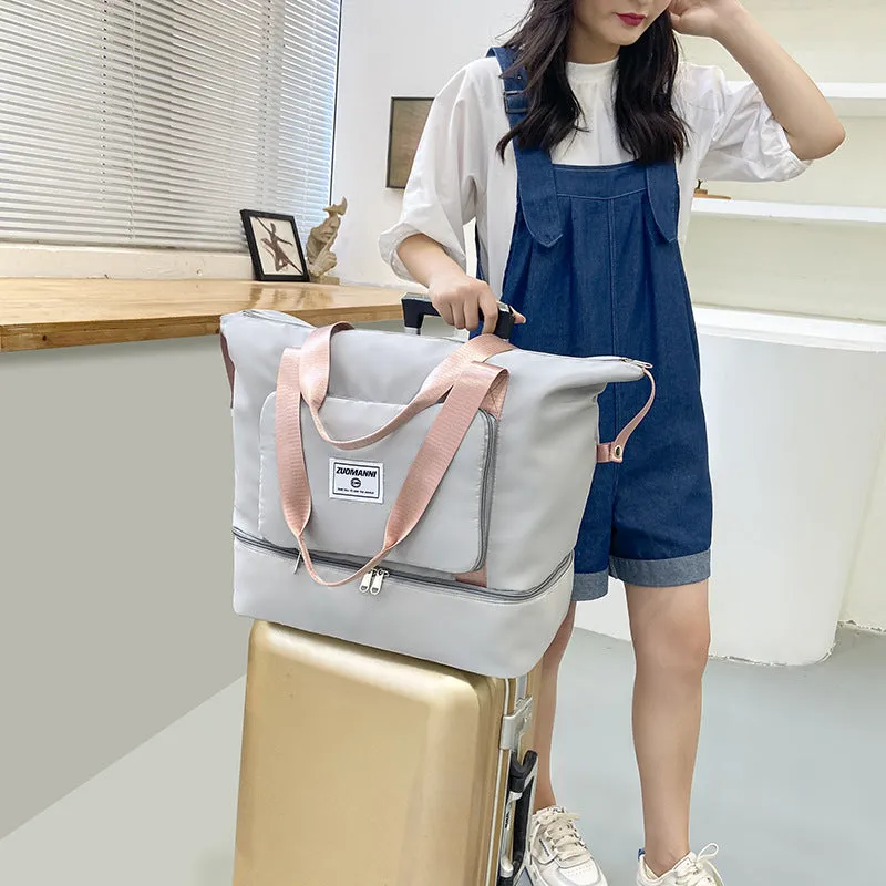 Backpack Foldable Travel Fitness Bag Lightweight Pending Storage Shoe Warehouse Luggage Bag
