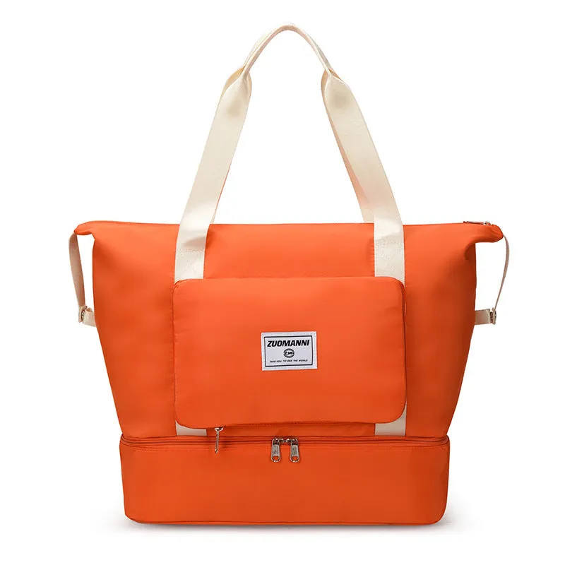 Backpack Foldable Travel Fitness Bag Lightweight Pending Storage Shoe Warehouse Luggage Bag