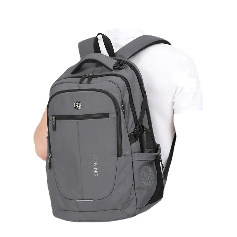 Backpack = Interface  Multi-Functional Large Capacity Computer Warehouse Spine Protection  for Men