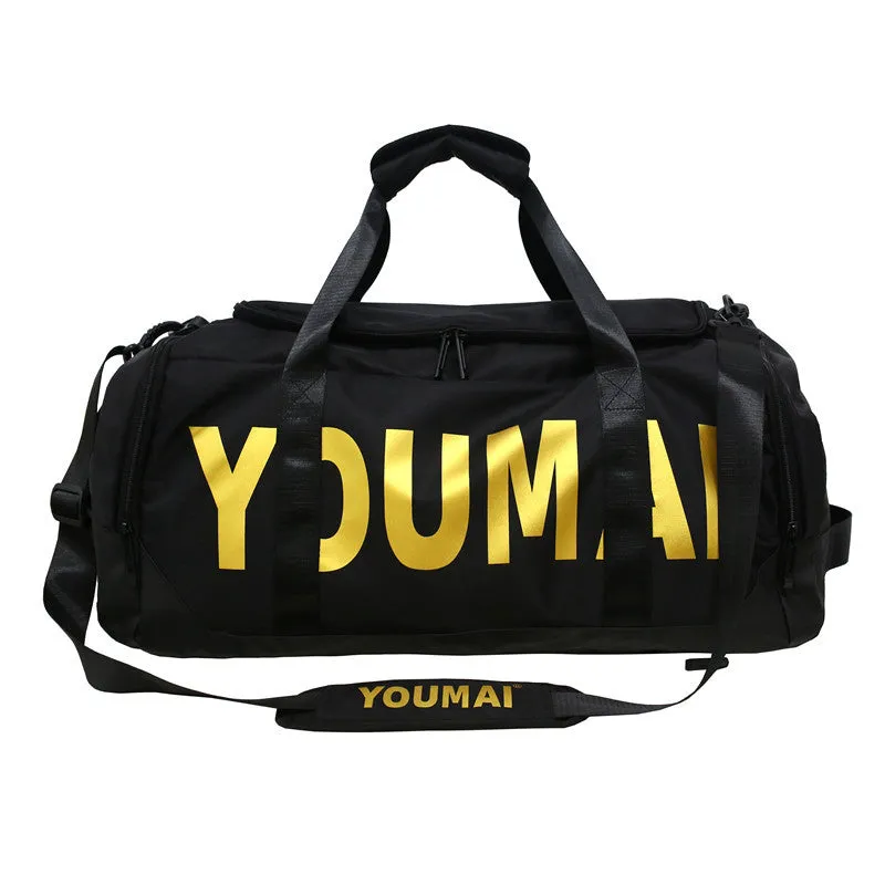 Backpack Large Capacity Wet and Dry Separation Shoe Position Luggage Bag Portable out