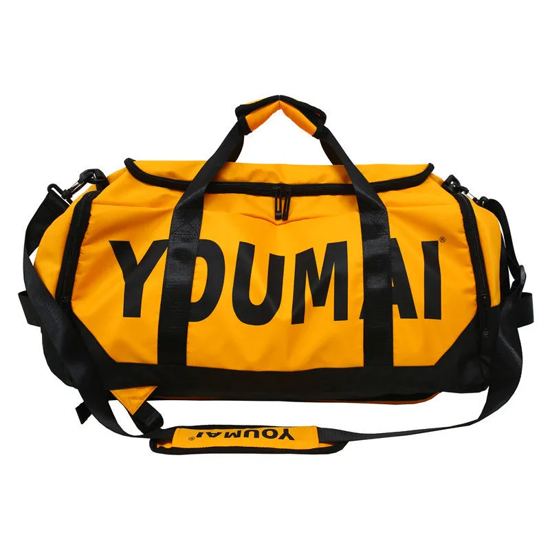 Backpack Large Capacity Wet and Dry Separation Shoe Position Luggage Bag Portable out