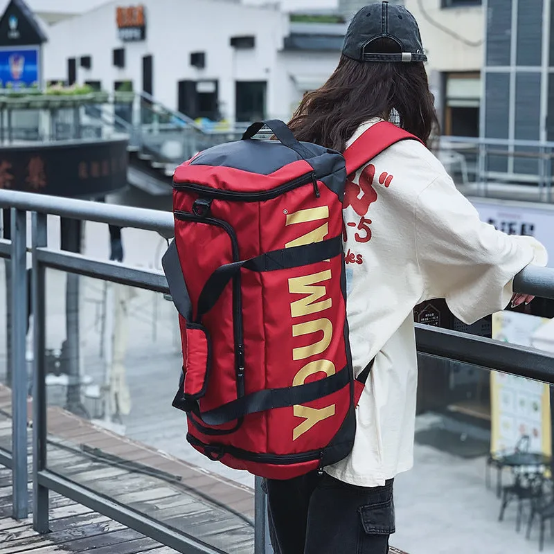 Backpack Large Capacity Wet and Dry Separation Shoe Position Luggage Bag Portable out