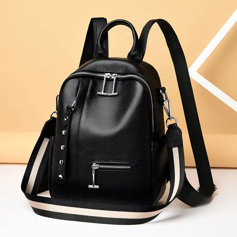 Backpack Women's  Ins2022 New Large Capacity Internet Hot Fashionable Women's  Fashion Travel Bag