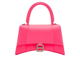 Balenciaga Hourglass Small Top Handle Bag Acid Fuchsia