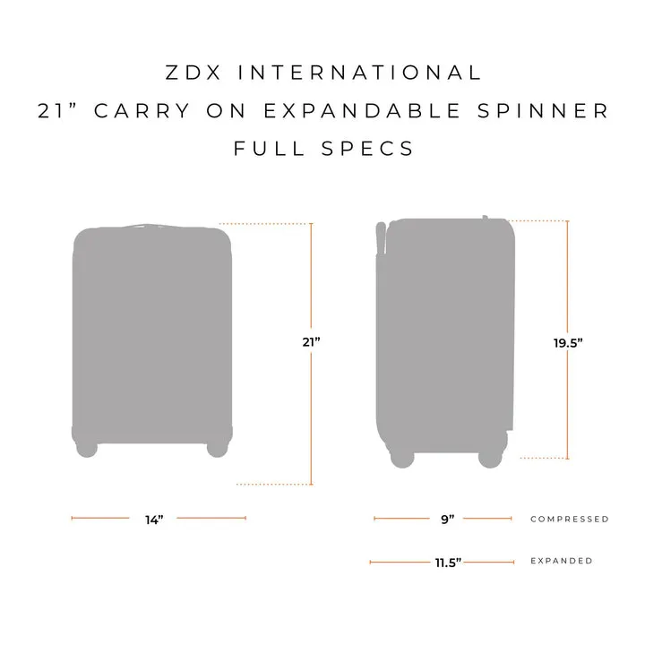 Briggs & Riley ZDX International 21" Carry-On Expandable Spinner