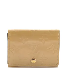 Business Card Holder Monogram Vernis