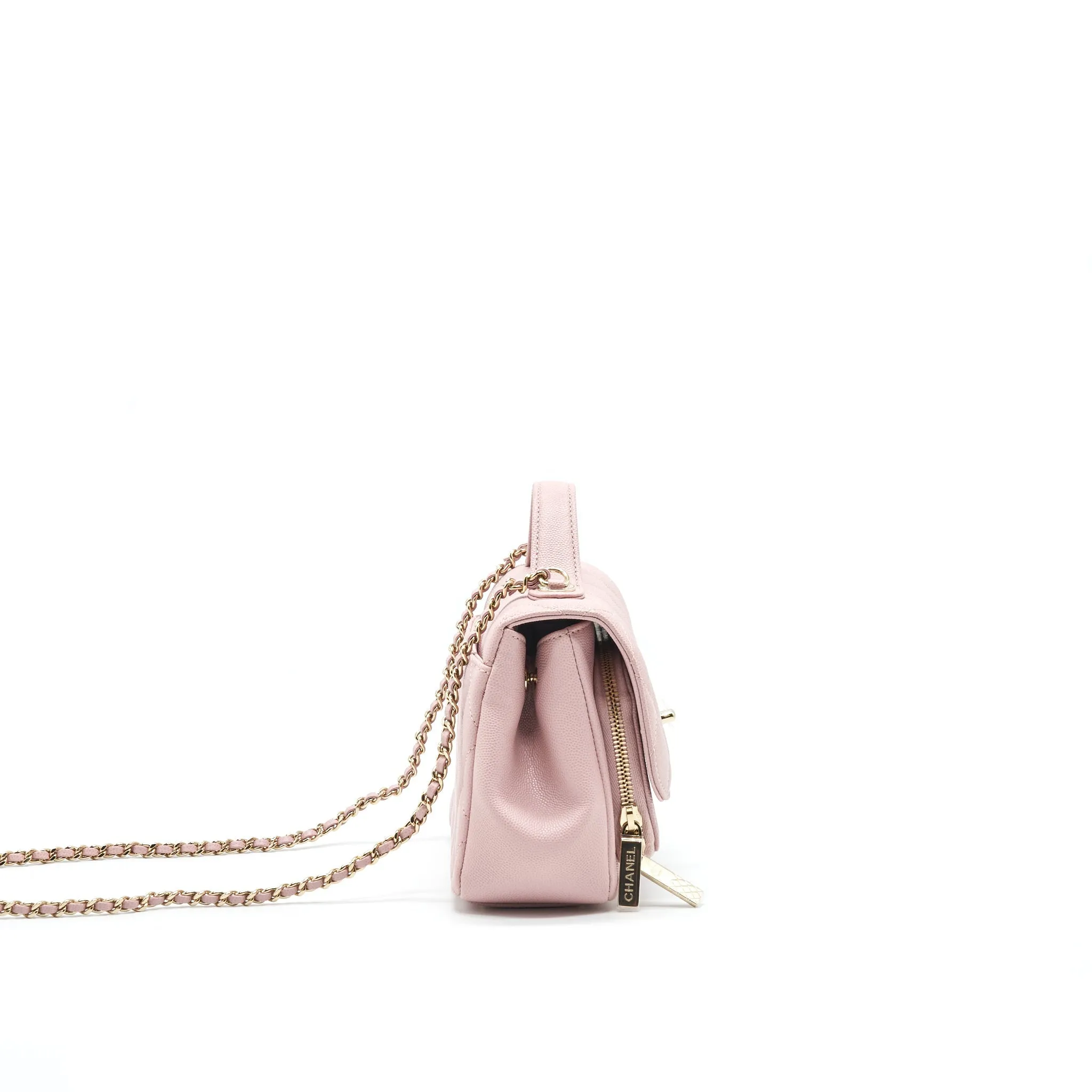 CHANEL BUSINESS AFFINITY FLAP BAG QUILTED CAVIAR SMALL IN SMALL