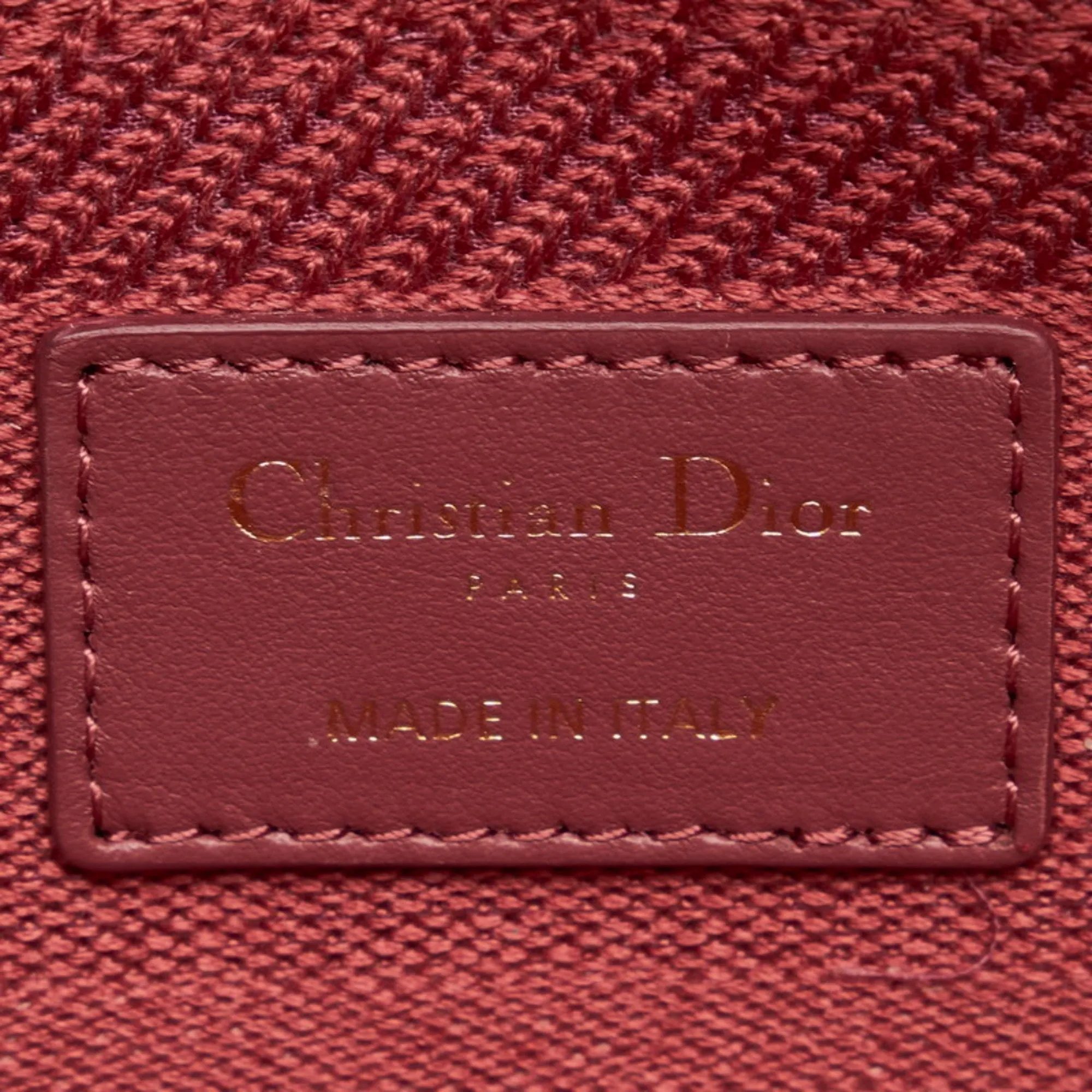 CHRISTIAN DIOR Dior Canage Lady Delight Handbag Shoulder Bag Pink Canvas Ladies