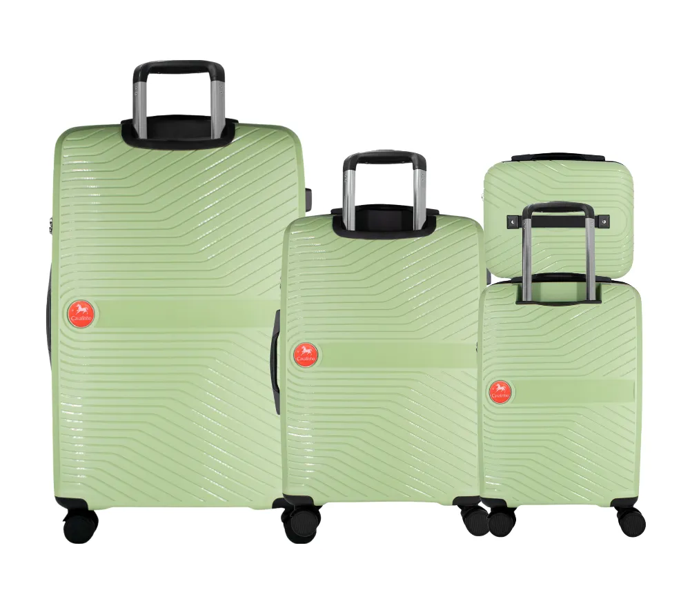 Colorful Hardside 4 Piece Luggage Set (15", 19", 24", 28")