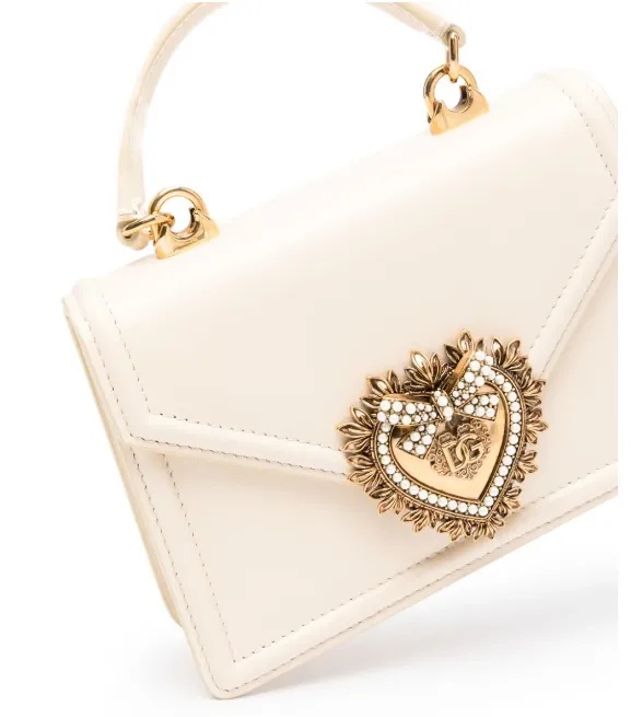 DOLCE & GABBANA - small Devotion leather top-handle bag