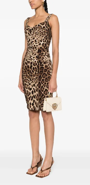 DOLCE & GABBANA - small Devotion leather top-handle bag