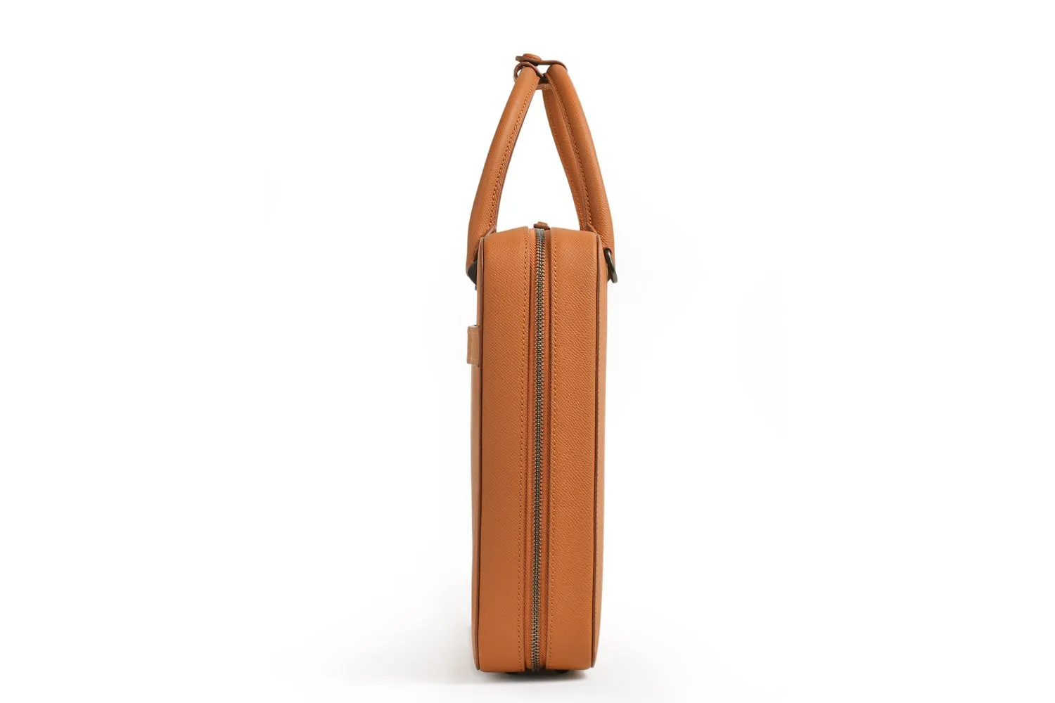 Faire Leather Co. - Bond Slim Briefcase | Cognac Brown