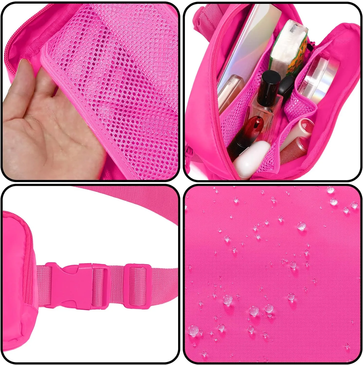 Fanny Pack,Belt Bag,40 Inch Asjustable Strap Everywhere Belt Bag,for Women and Men
