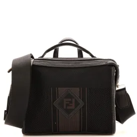 FENDI Lui Messenger Bag Tech Knit with Leather Mini