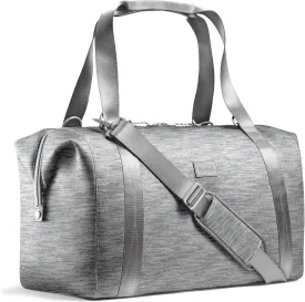 Fit & Fresh Premium Neoprene Weekender Bag With Trolley Sleeve - Large Overnight, Carry-on, Duffel, Gym, and Hospital Bag for Labor & Delivery