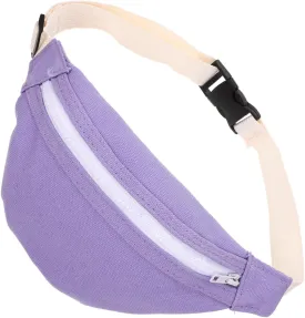 GALPADA 2pcs Boy Girl Canvas Waist Bag Portable Crossbody Sling Bag for Boys and Girls for Outdoor Adventures and Everyday Use