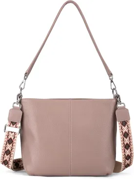 Genuine Leather Purse for Women, Women's Handbags Hobo Bag, Soft Leather Crossbody with Adjustable Wide Strap