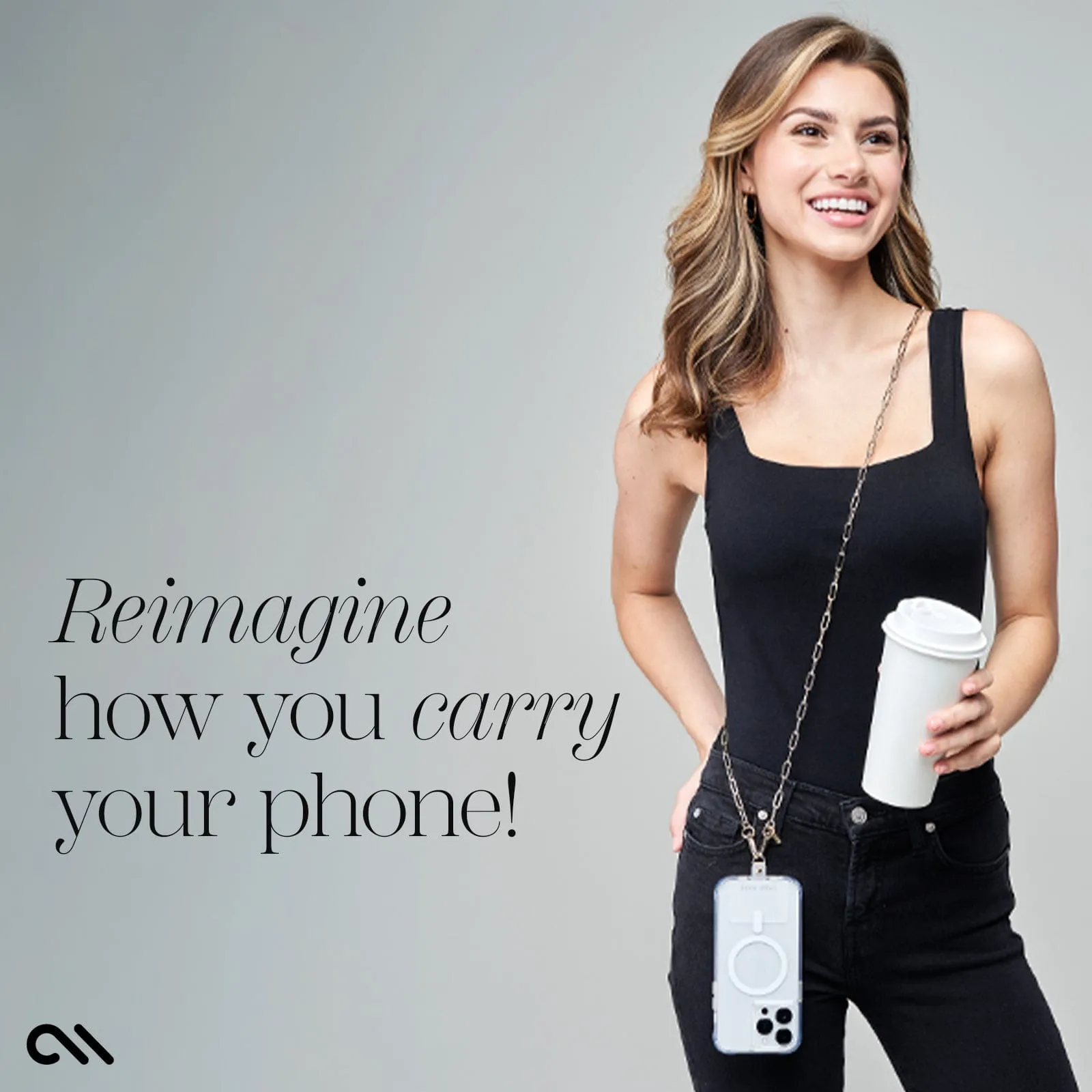 Gold Chain Phone Crossbody