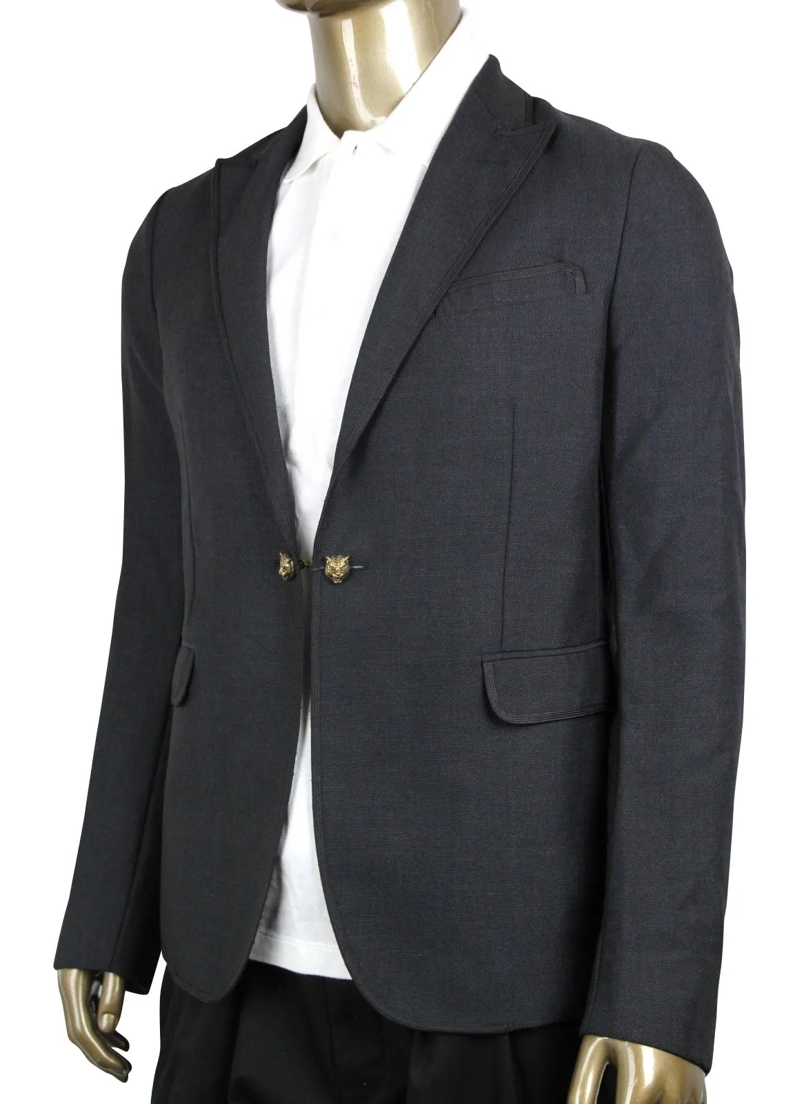 Gucci Men's Formal 1 Button  Wool / Mohair Evening Jacket