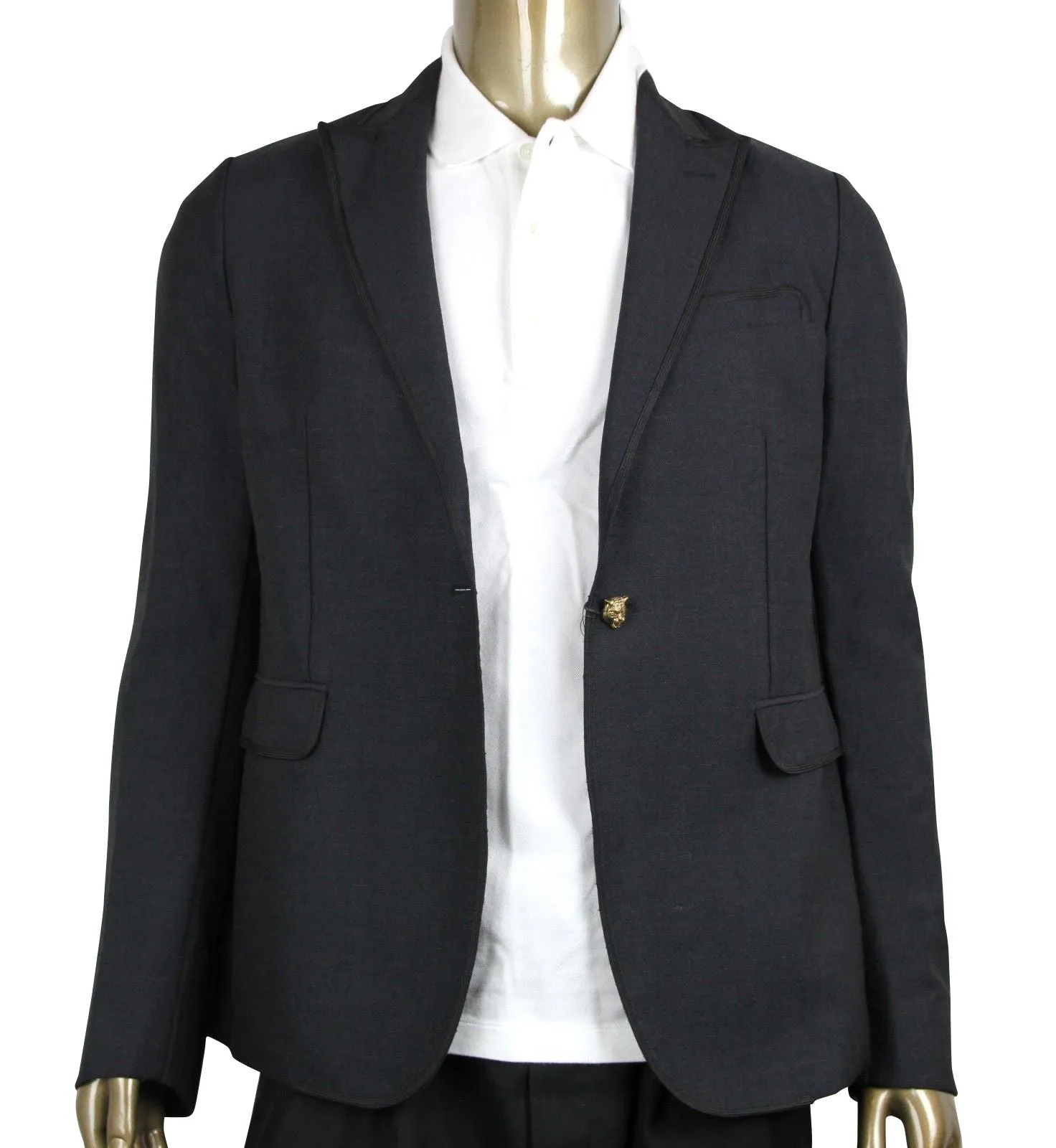 Gucci Men's Formal 1 Button  Wool / Mohair Evening Jacket