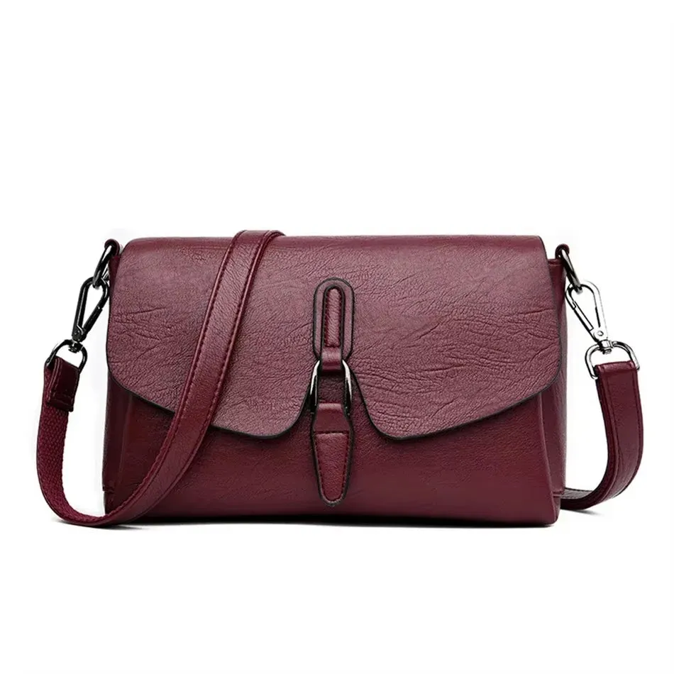High End Business Women Bags Designer Sheepskin Leather Shoulder Messenger Crossbody Bag