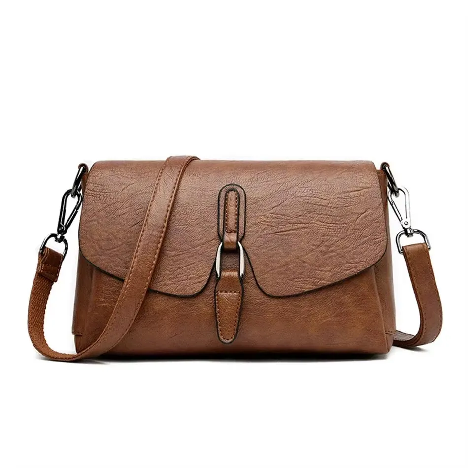 High End Business Women Bags Designer Sheepskin Leather Shoulder Messenger Crossbody Bag