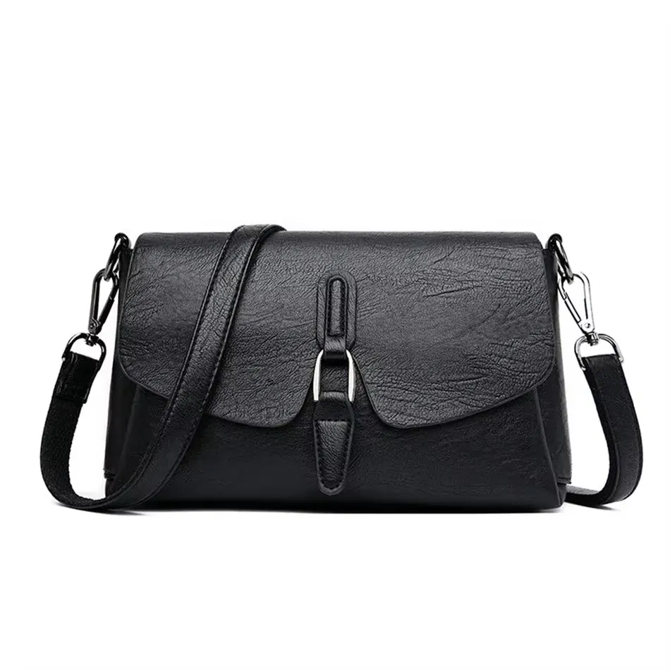 High End Business Women Bags Designer Sheepskin Leather Shoulder Messenger Crossbody Bag