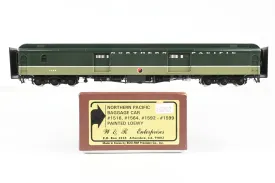 HO Brass W&R Enterprises NP - Northern Pacific Truss Rod Baggage Car Factory Painted "Loewy"  No. 1599
