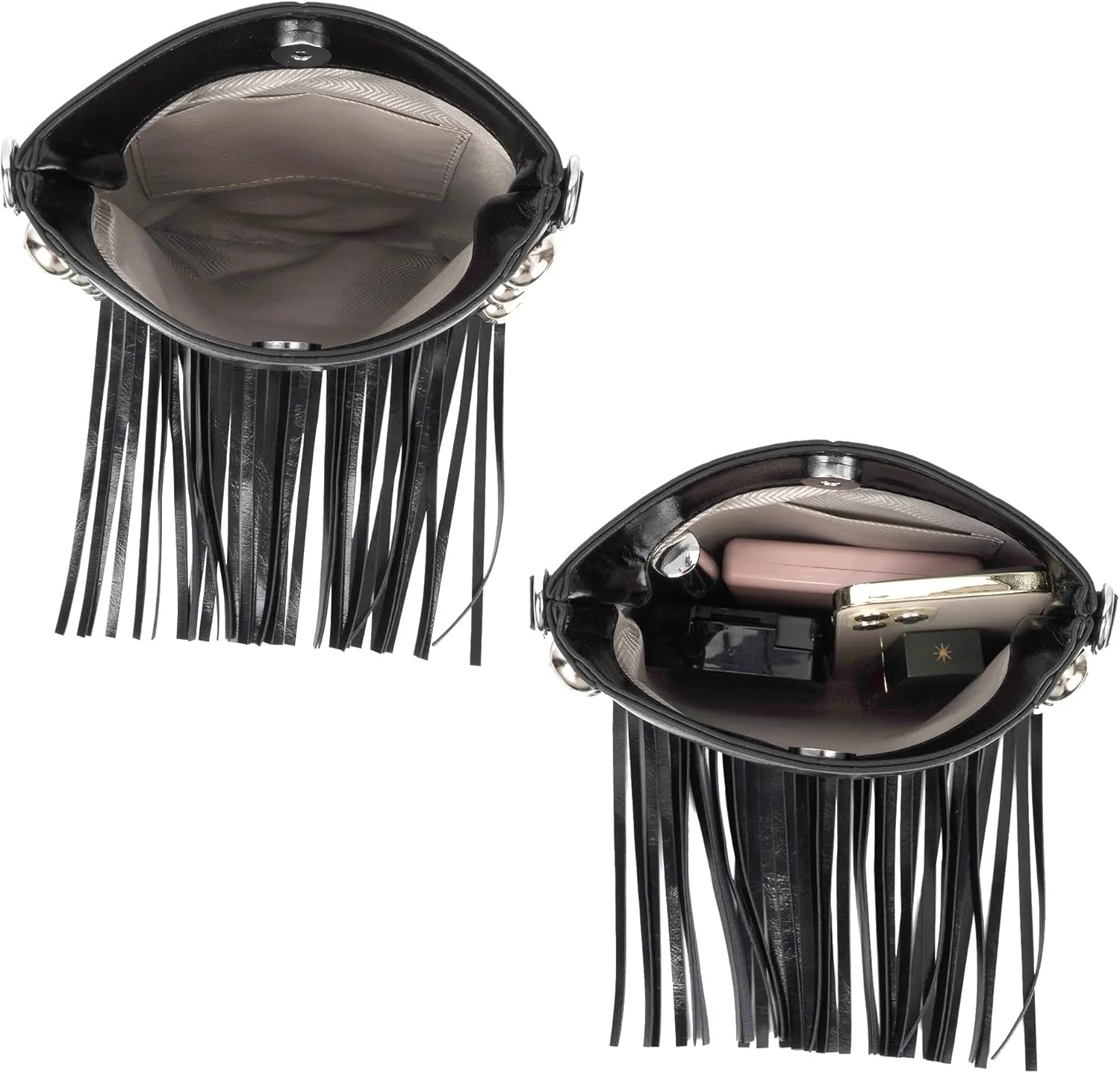 Hoce Womens Leather Fringe Messenger Bag Large Hobo Crossbody Tassel Shoulder Bags, Gift for Mom Wife Girlfriend