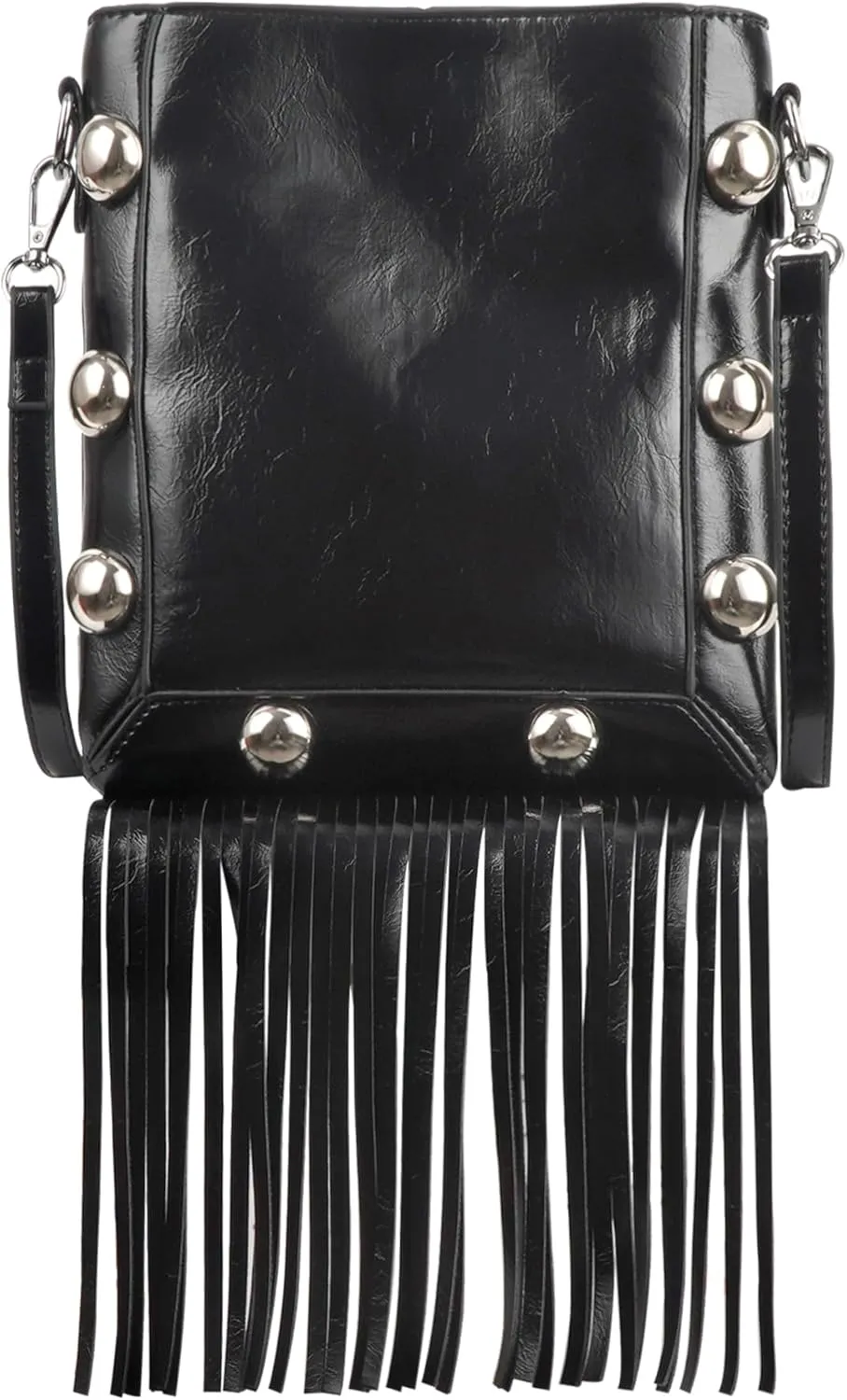 Hoce Womens Leather Fringe Messenger Bag Large Hobo Crossbody Tassel Shoulder Bags, Gift for Mom Wife Girlfriend