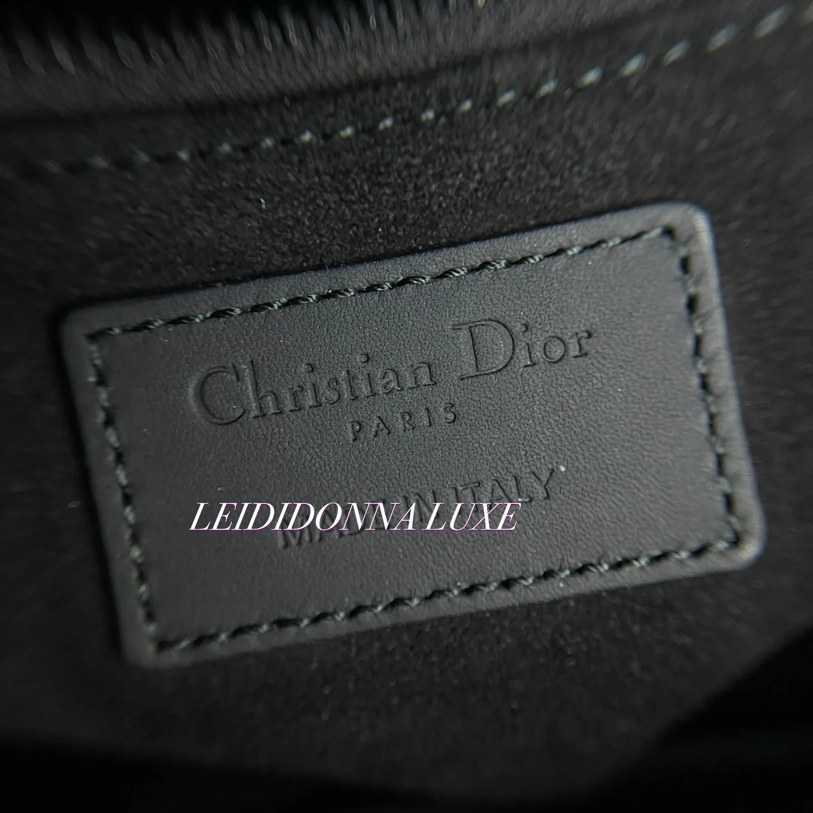 Lady Dior Medium Black Ultramatte