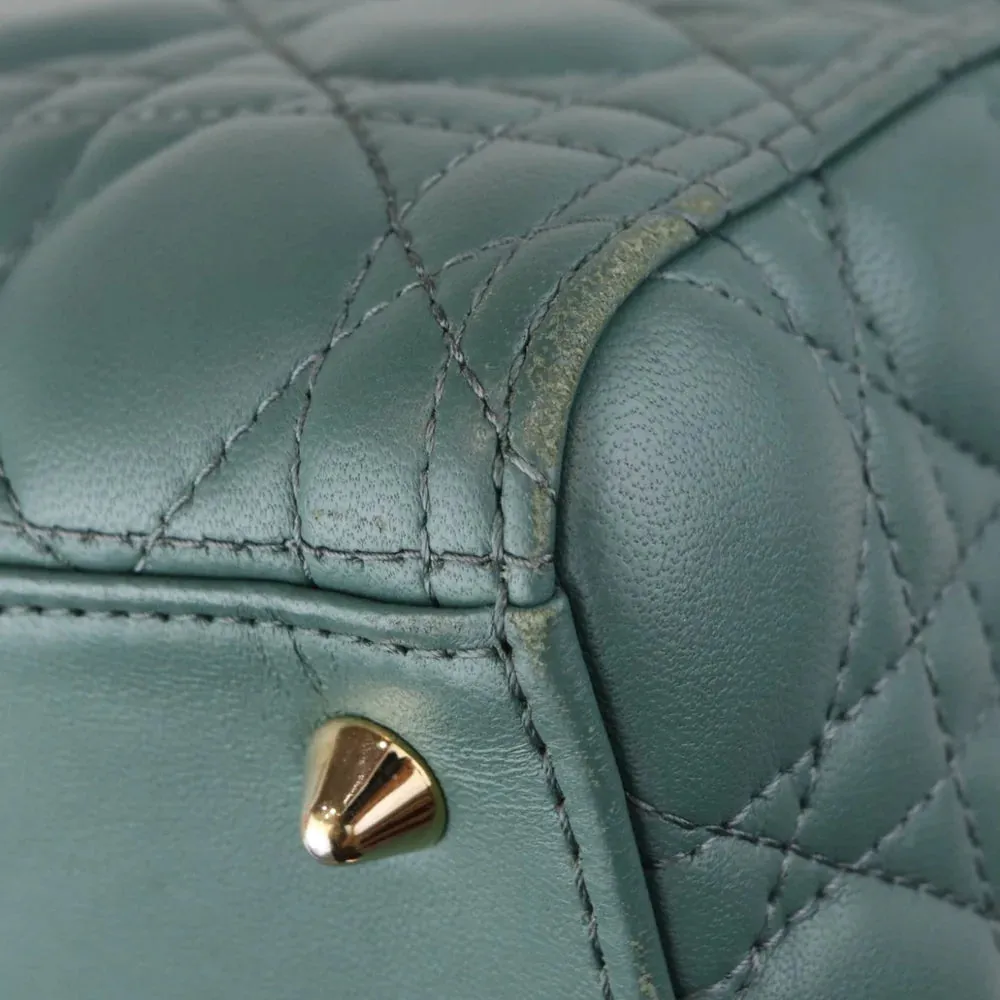 Lady Dior Medium Lambskin Green GHW