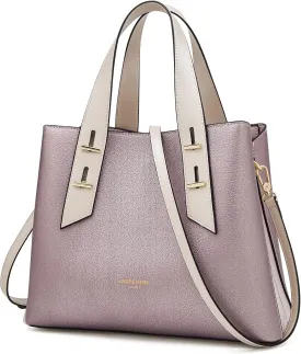 LAORENTOU Women Crossbody Handbags Cow Leather Satchel Handbags for Women Top-handle Shoulder Tote Purses