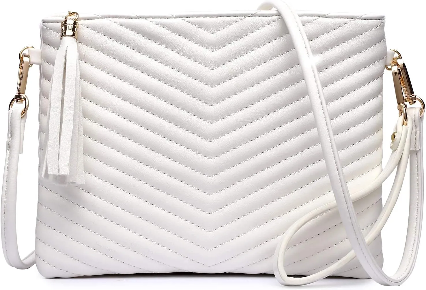 LYPULY Small Crossbody Bags for Women, Trendy Vegan Leather Shoulder Purses, Clutch Wallet with Wristlet Strap