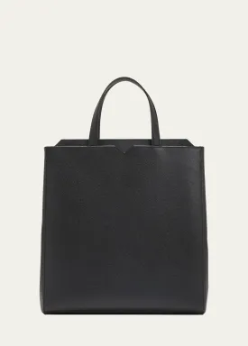 Men's V-Line Calfksin Tote Bag