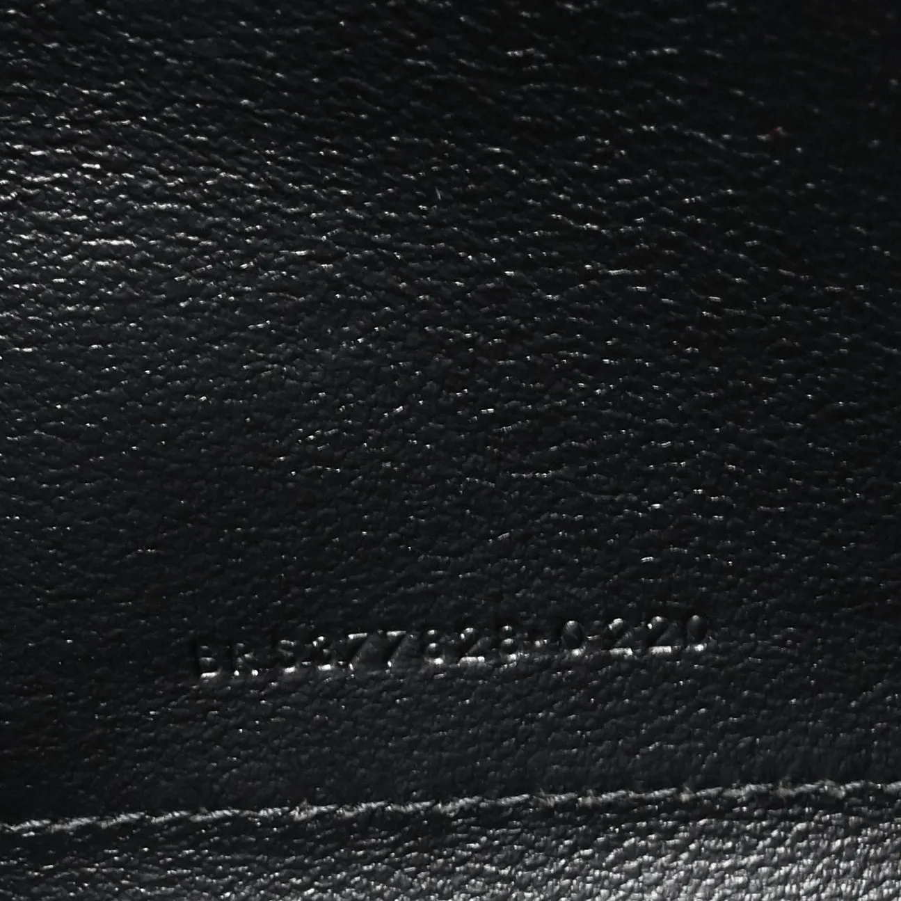 Quilted Grain de Poudre Monogram Chain Wallet Bag
