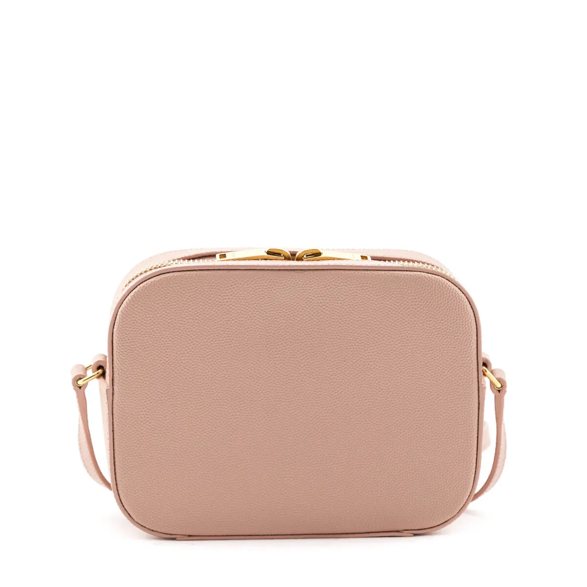 Saint Laurent Blush Grain De Poudre Small Classic Monogram Camera Bag