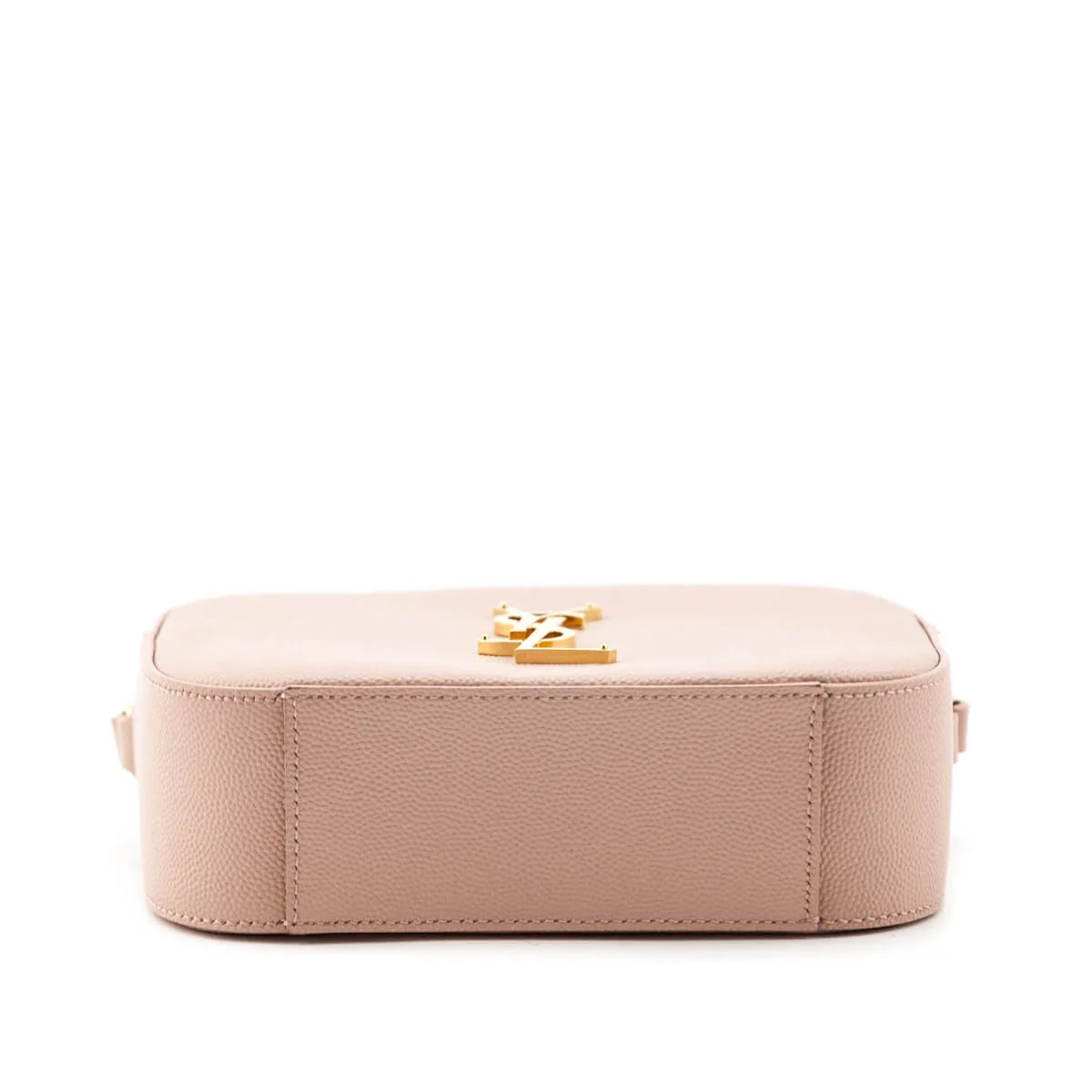 Saint Laurent Blush Grain De Poudre Small Classic Monogram Camera Bag