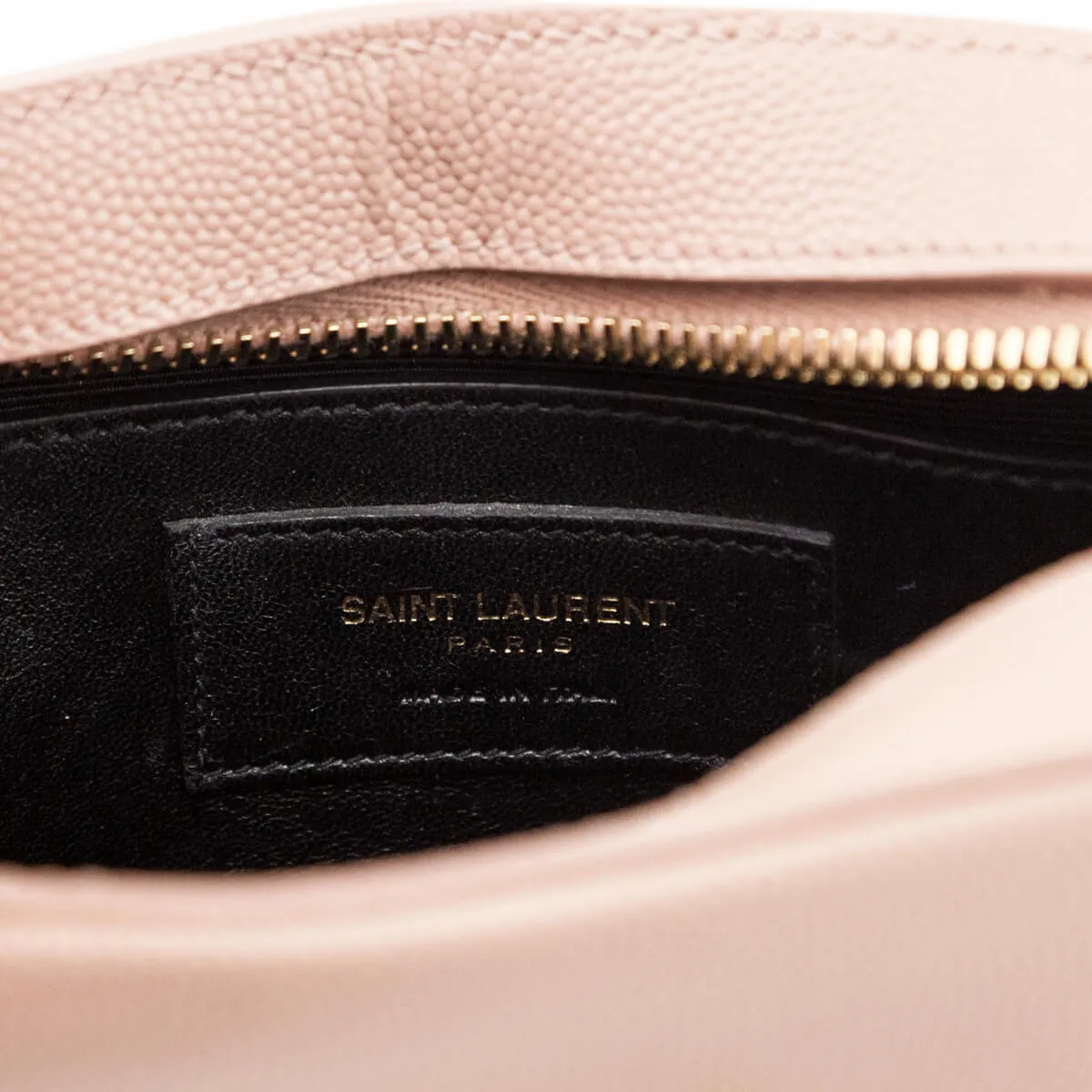 Saint Laurent Blush Grain De Poudre Small Classic Monogram Camera Bag